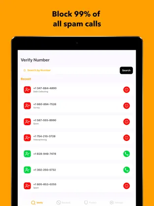 Captura de Pantalla 1 Block Spam & Private Callers iphone