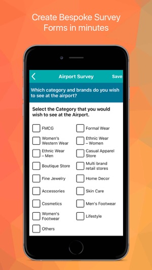 App Store Gosurvey Offline Survey - snimki ekrana iphone