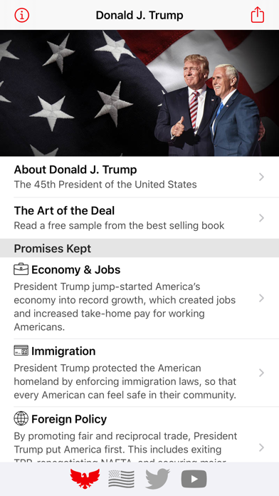 Donald Trump Social News By Pomegranate Apps Llc More Detailed Information Than App Store Google Play By Appgrooves Social 10 Similar Apps 483 Reviews - finally made america great again a roblox god bless america you