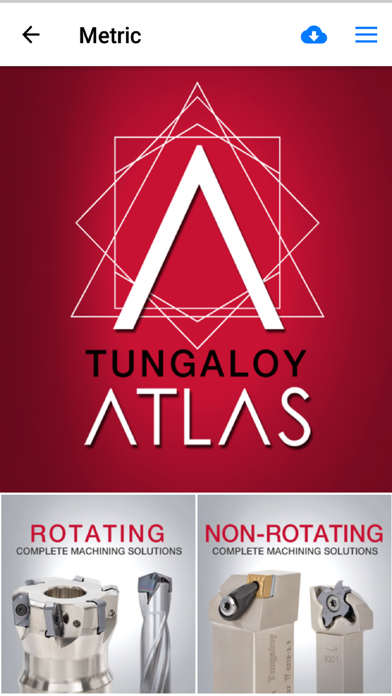 Tungaloy ATLAS screenshot 2
