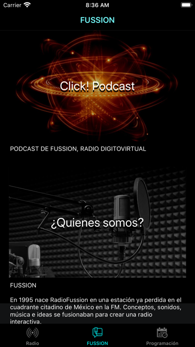 FussionRadioMX screenshot 2