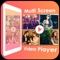 Split Screen - Multitask Player is the amazing application for Divide the screen in dual screen