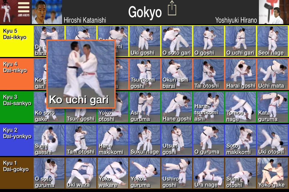 Judo Gokyo Lite screenshot 2