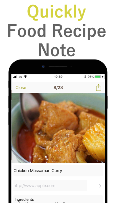 Food Recipe Menu Calendar screenshot 2