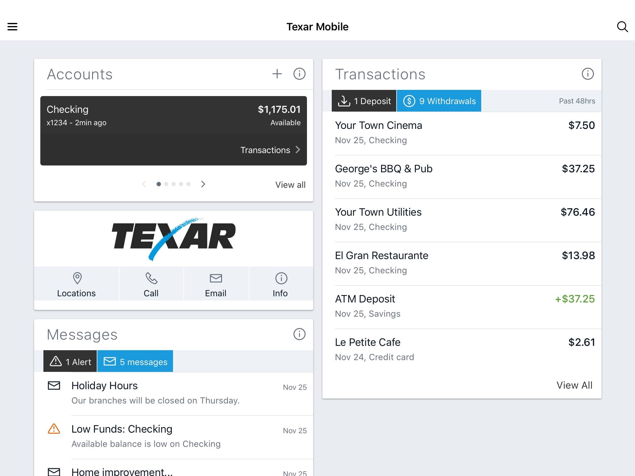TEXAR Mobile screenshot 2
