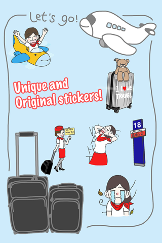 我是空姐 Imcabincrew Stickers screenshot 2