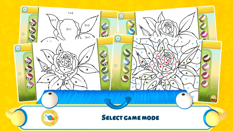 Color by Numbers - Flowers