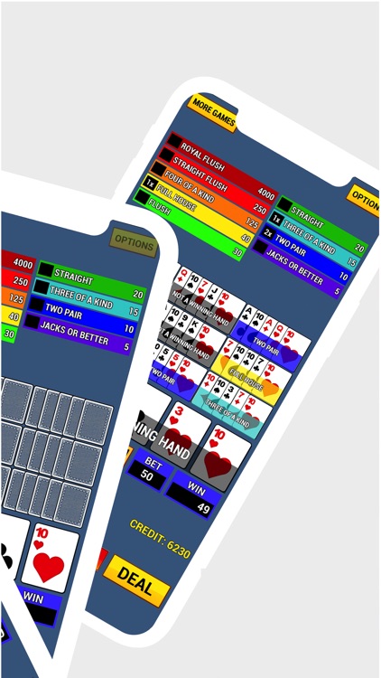 Video Poker Multiple Hands