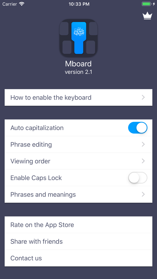 Mboard muslim keyboard