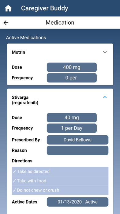 Caregiver Buddy screenshot 2
