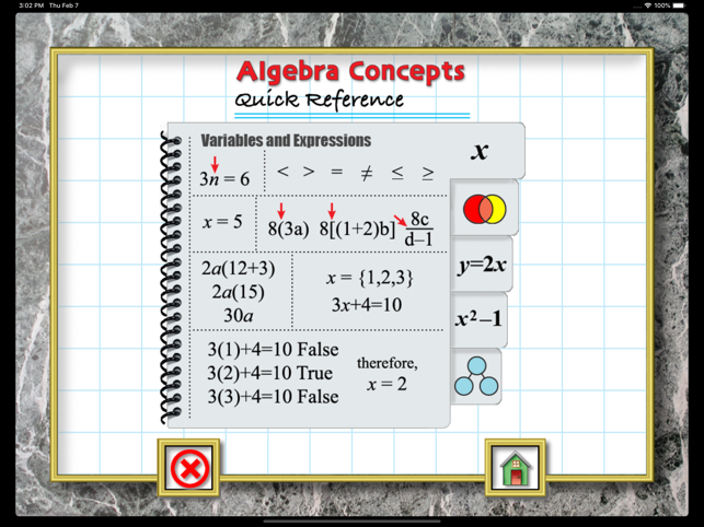 Algebra Concepts for iPad(圖7)-速報App