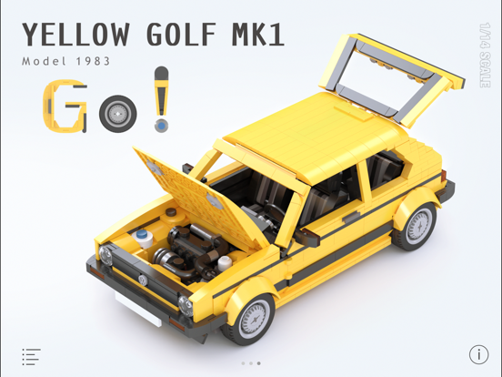 Yellow Golf Mk1 for LEGO screenshot 2