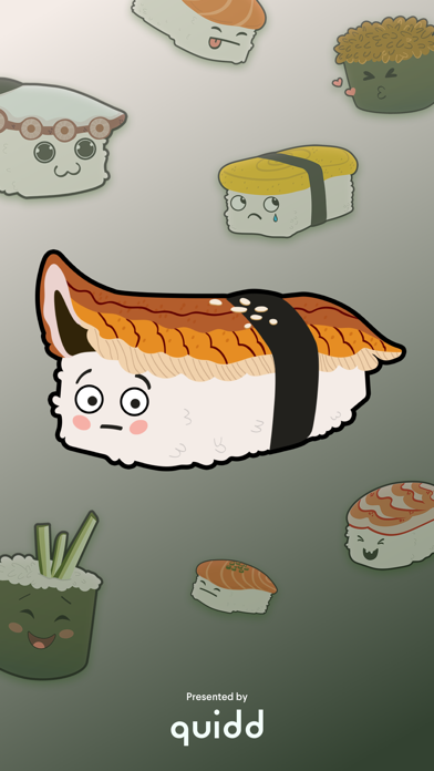 Screenshot #1 pour Sushi Stickers by Quidd Labs
