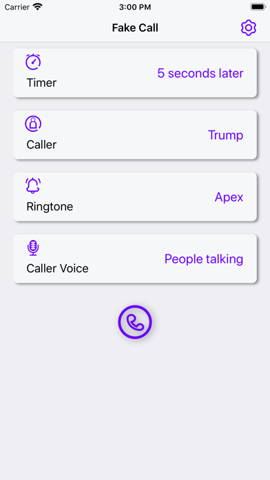 Fake Call Pro-Prank Call App screenshot 3