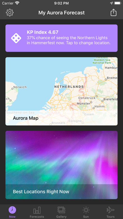 My Aurora Forecast Pro screenshot 1