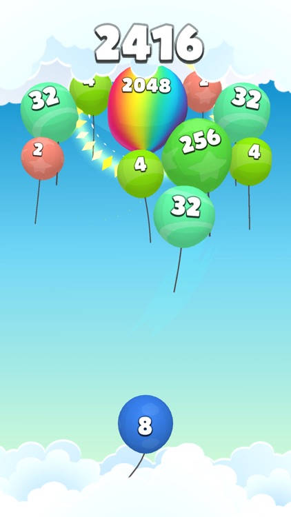 2048 Balloons 3D screenshot-5