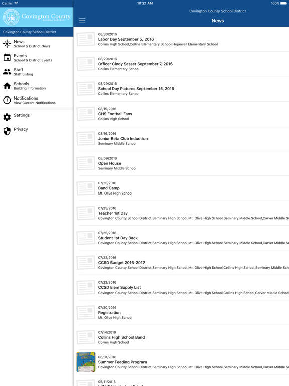 Screenshot #4 pour Covington County Schools