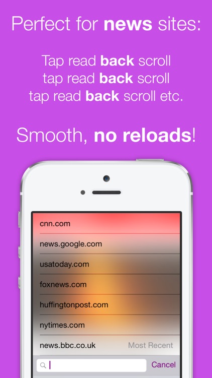 FastBack - Smooth Web Browser