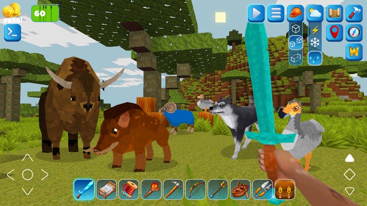 PrimalСraft 3D: Block Building screenshot-7