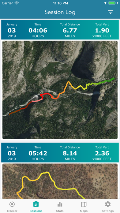 Topo Map & Hiking Tracker screenshot 2