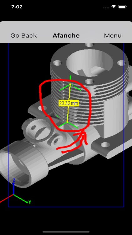 Afanche 3D STEP Viewer Phone screenshot-5