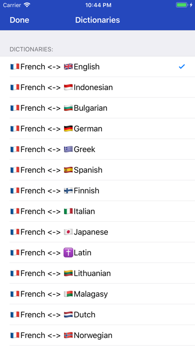 French Dictionary - offline screenshot 2
