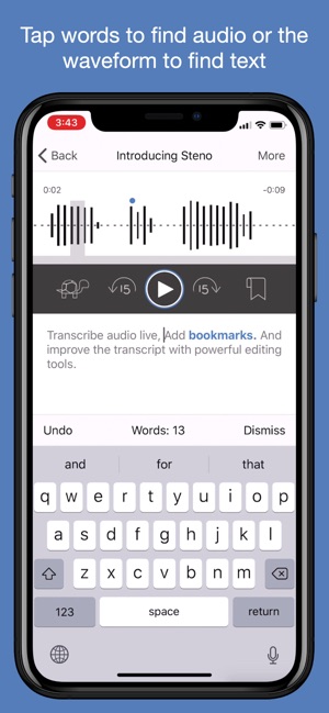 Steno: live transcription(圖2)-速報App