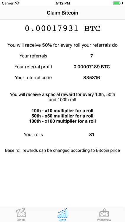 Claim Bitcoin screenshot-3