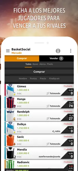 Game screenshot basketmondo apk