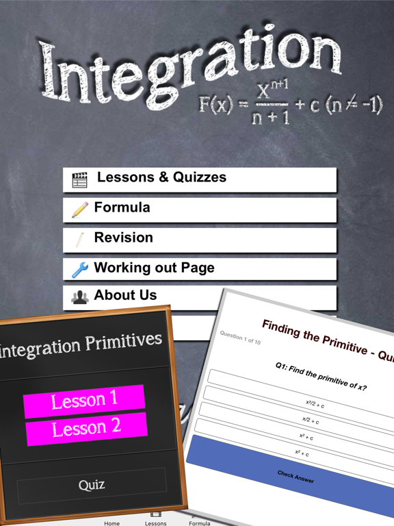 Screenshot #4 pour Integration Using Calculus