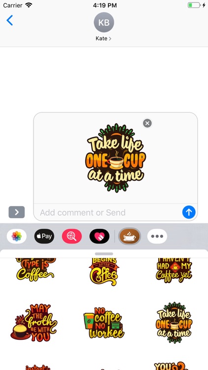 Coffee Stickers Pack screenshot-6