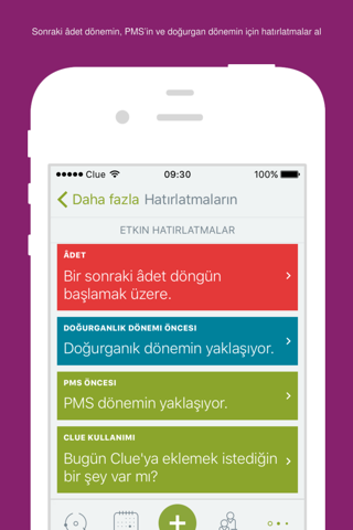 Clue Period Tracker & Calendar screenshot 3