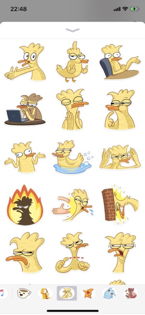 Duck Cute Pun Funny Stickers(圖2)-速報App