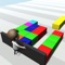 This puzzle game is a game of running and collecting blocks and aligning them up