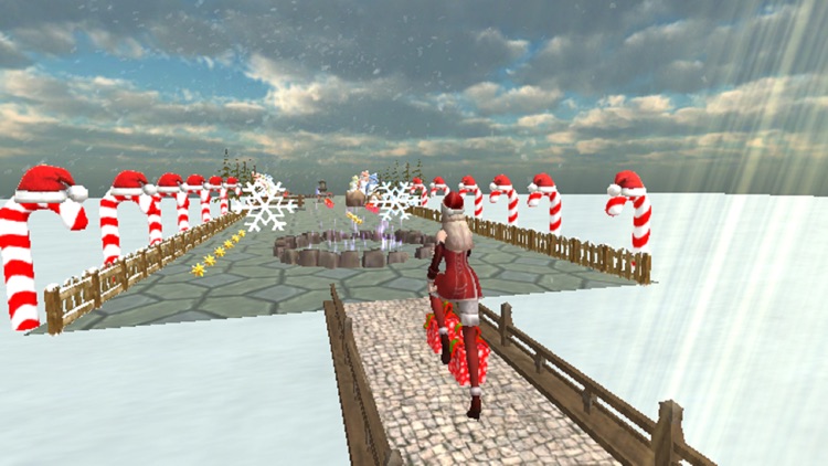 Christmas Santa Girl Run