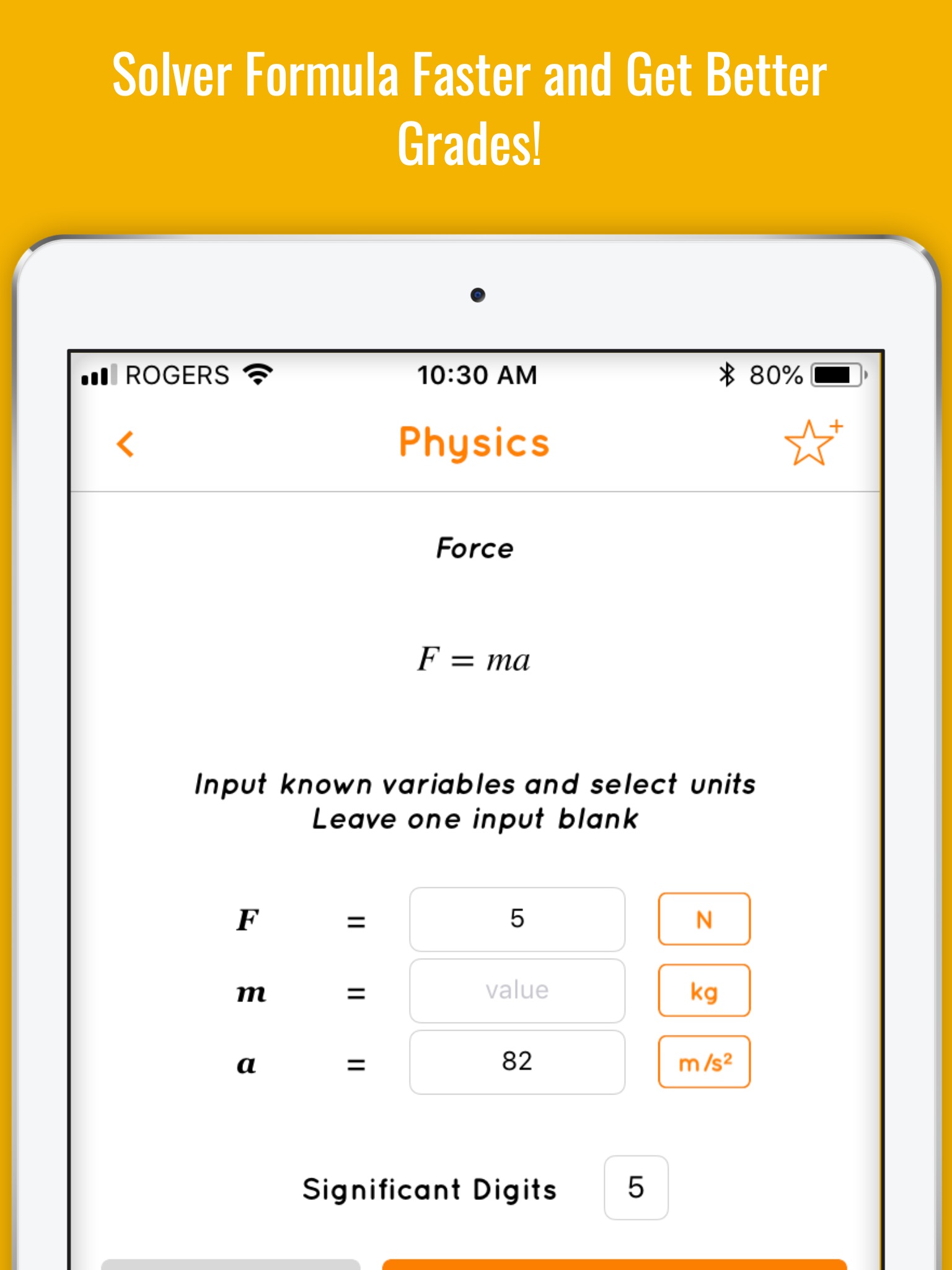 Equate Formula Solver screenshot 2