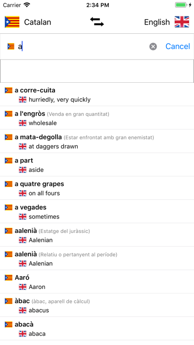 How to cancel & delete Catalan-English Dictionary from iphone & ipad 3