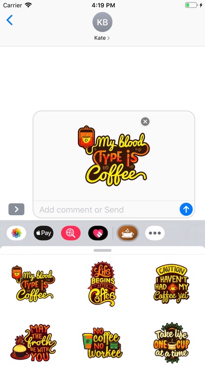 Coffee Stickers Pack screenshot-3