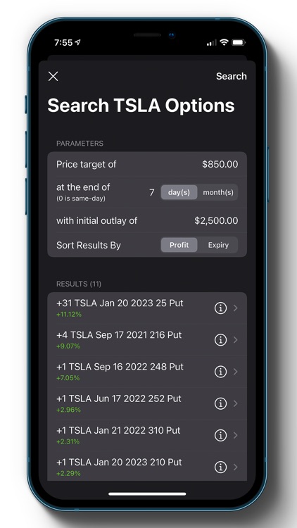 Options Profit Calculator screenshot-5