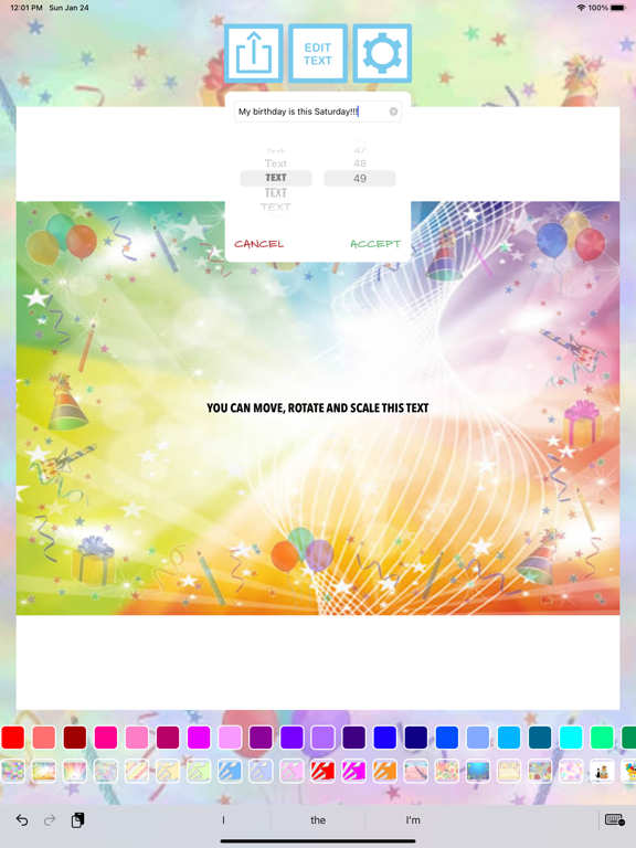 Birthday invitation cards screenshot 3