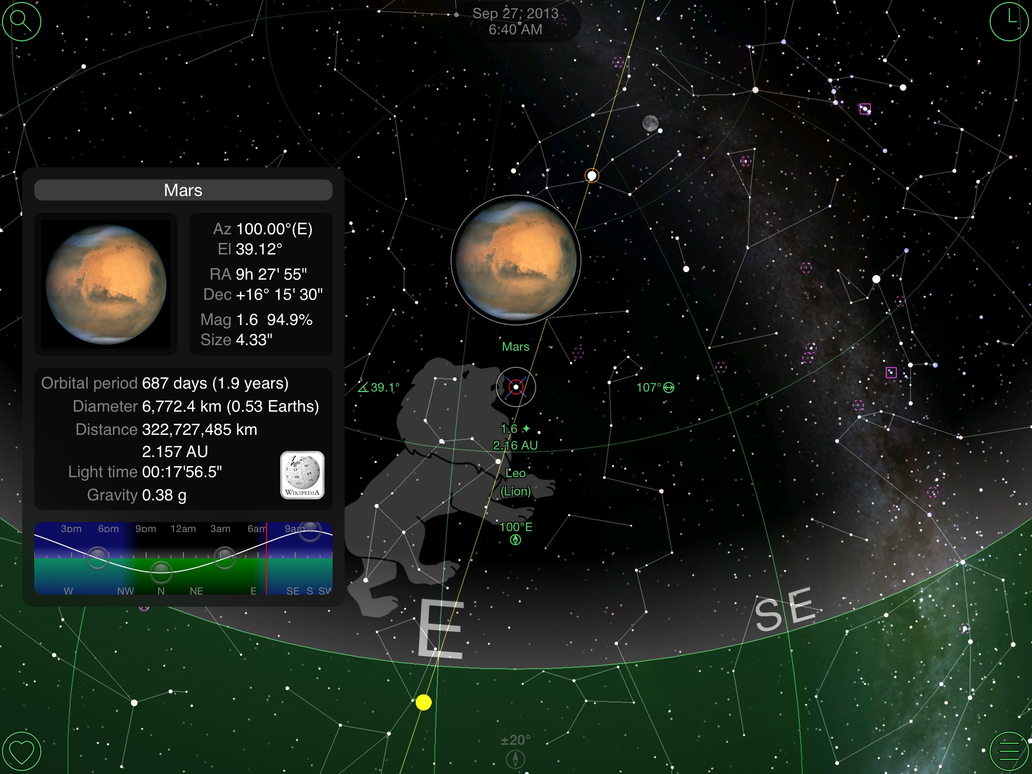 GoSkyWatch Planetarium iPad screenshot 2