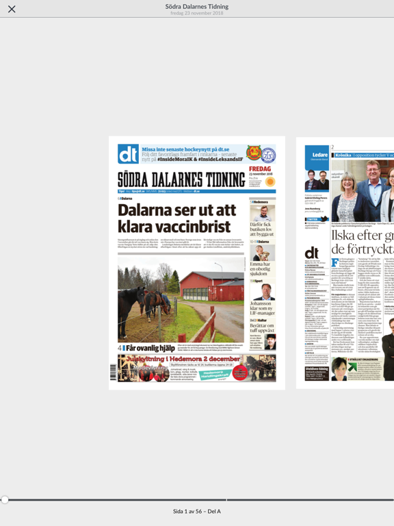 Södra Dalarnes Tidning e-tidn screenshot 3