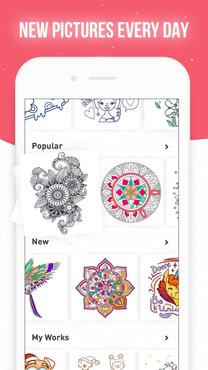 RECOLLECT: Color by Number Hack screenshot 3 - iOS app interface