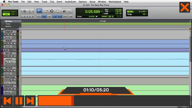 Workspace Course For Pro Tools