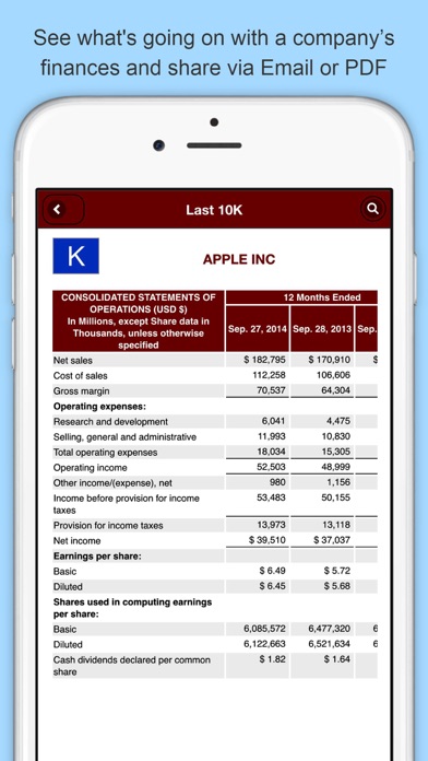 How to cancel & delete Last 10K: Company SEC Filings from iphone & ipad 2