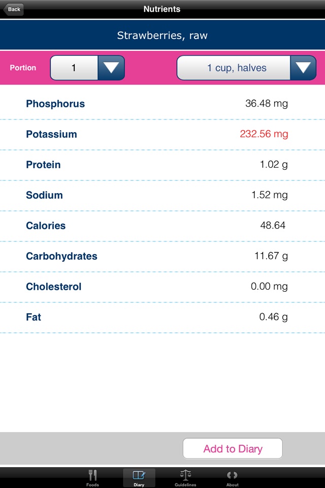 KidneyDiet screenshot 3