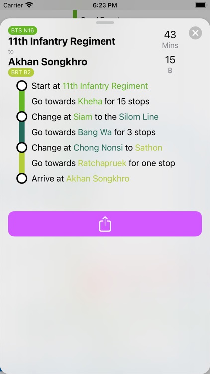 Bangkok Metro Transit Map