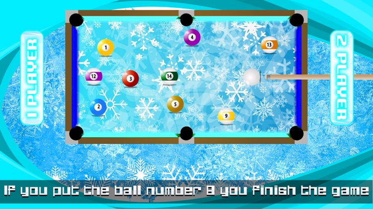 Billiard Frozen Ice Pool Game