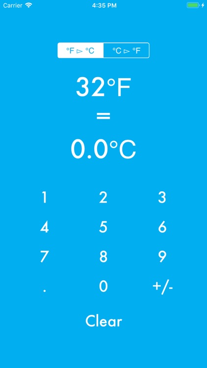 Temperature Converter - C to F