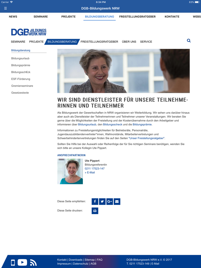 DGB Bildungswerk NRW Seminare